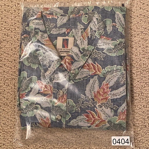 TORI RICHARD Floral Aloha Hawaiian Reverse Shirt Men 2XL XXL - Picture 7 of 7